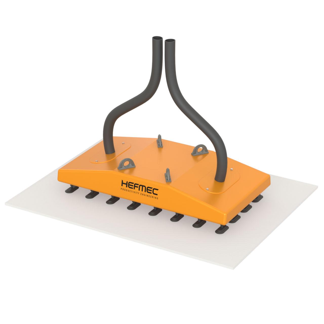 Vacuum lifter for thin sheets – gripping across the whole surface