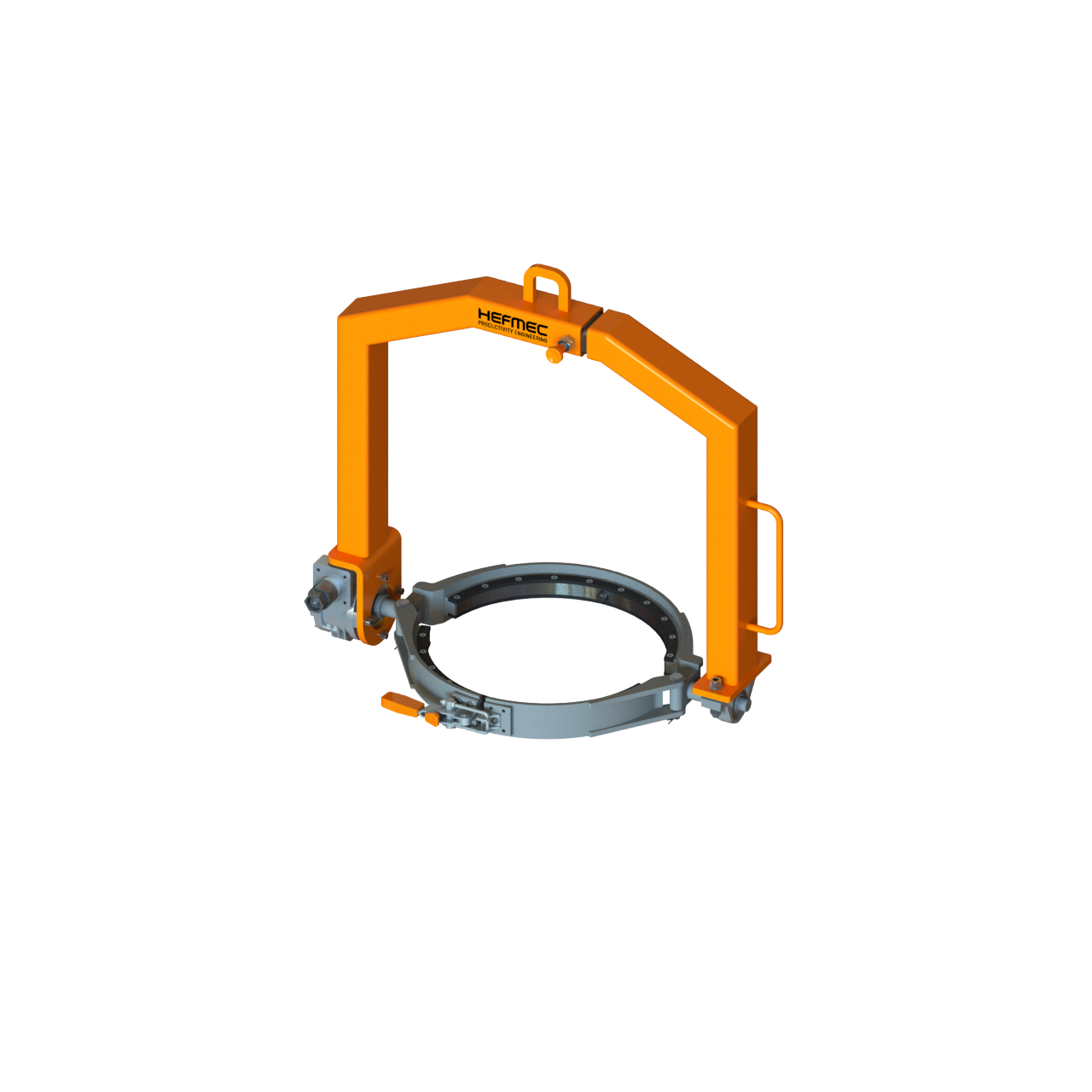 Collar gripper closed, without a load